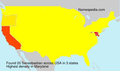 Surname Sansebastian in USA Surname Sansebastian in USA
