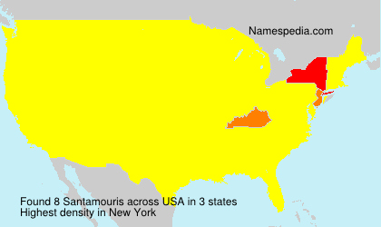 Surname Santamouris in USA Surname Santamouris in USA