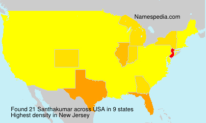 Surname Santhakumar in USA Surname Santhakumar in USA