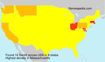 Surname Santill in USA Surname Santill in USA