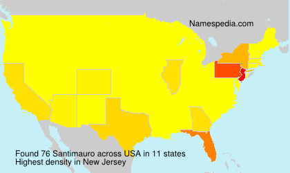 Surname Santimauro in USA Surname Santimauro in USA