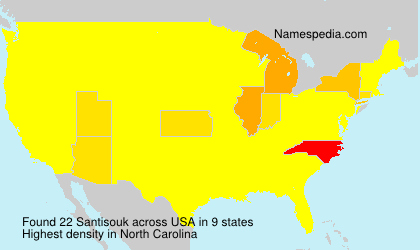 Surname Santisouk in USA Surname Santisouk in USA