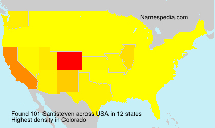 Surname Santisteven in USA Surname Santisteven in USA