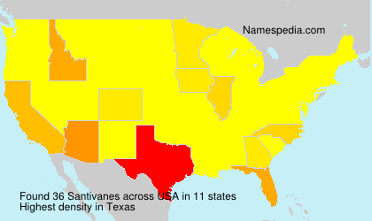 Surname Santivanes in USA Surname Santivanes in USA