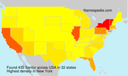 Surname Santor in USA Surname Santor in USA