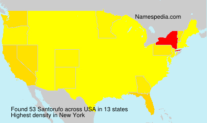 Surname Santorufo in USA Surname Santorufo in USA