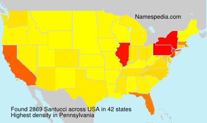 Surname Santucci in USA Surname Santucci in USA