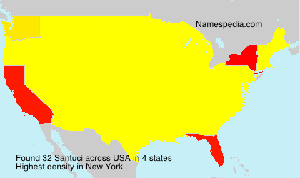 Surname Santuci in USA Surname Santuci in USA