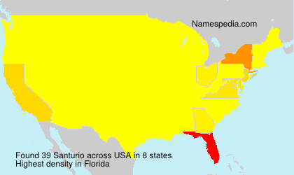 Surname Santurio in USA Surname Santurio in USA