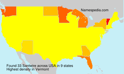 Surname Santwire in USA Surname Santwire in USA