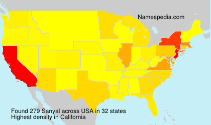 Surname Sanyal in USA Surname Sanyal in USA