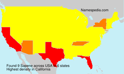Surname Sapene in USA Surname Sapene in USA
