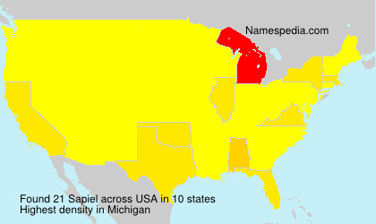 Surname Sapiel in USA