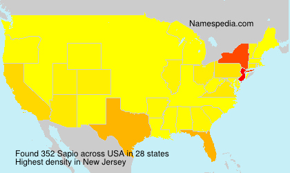Surname Sapio in USA Surname Sapio in USA