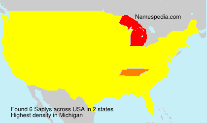 Surname Saplys in USA Surname Saplys in USA