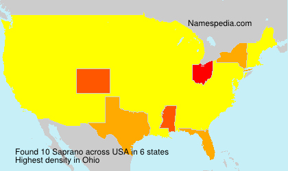 Surname Saprano in USA Surname Saprano in USA