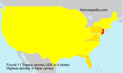 Surname Sapsai in USA Surname Sapsai in USA