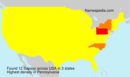 Surname Sapsay in USA Surname Sapsay in USA
