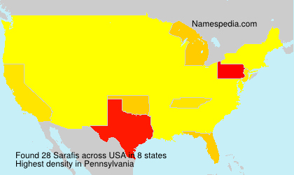 Surname Sarafis in USA Surname Sarafis in USA