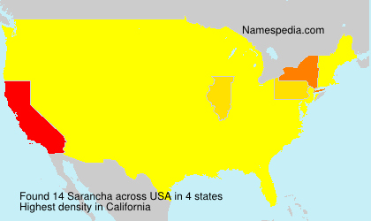 Surname Sarancha in USA Surname Sarancha in USA
