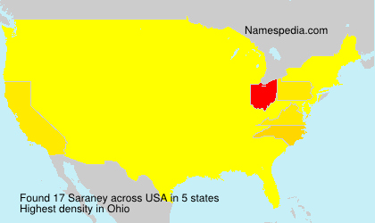 Surname Saraney in USA Surname Saraney in USA