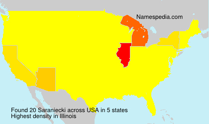 Surname Saraniecki in USA Surname Saraniecki in USA