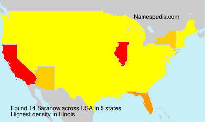 Surname Saranow in USA Surname Saranow in USA