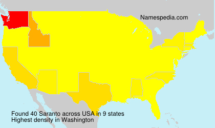 Surname Saranto in USA Surname Saranto in USA