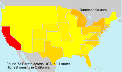 Surname Sarath in USA Surname Sarath in USA