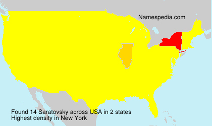 Surname Saratovsky in USA Surname Saratovsky in USA