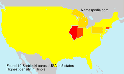 Surname Sarbieski in USA Surname Sarbieski in USA