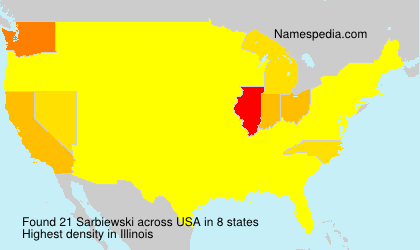 Surname Sarbiewski in USA Surname Sarbiewski in USA