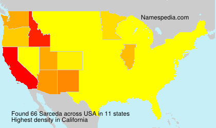 Surname Sarceda in USA Surname Sarceda in USA