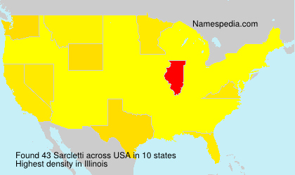 Surname Sarcletti in USA Surname Sarcletti in USA