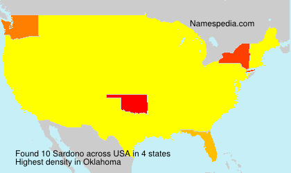 Surname Sardono in USA Surname Sardono in USA