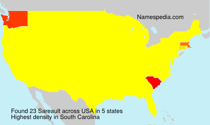 Surname Sareault in USA Surname Sareault in USA