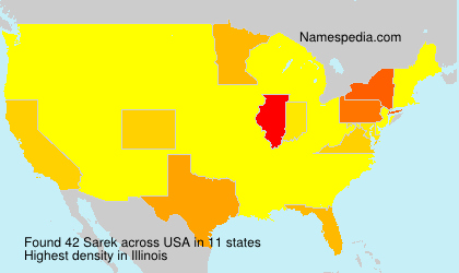 Surname Sarek in USA