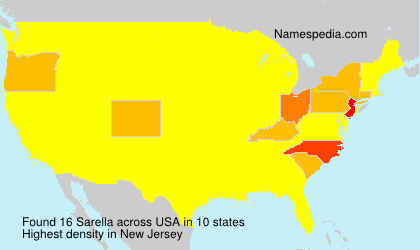 Surname Sarella in USA Surname Sarella in USA