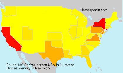 Surname Sarfraz in USA Surname Sarfraz in USA