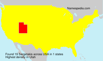 Surname Sargetakis in USA Surname Sargetakis in USA