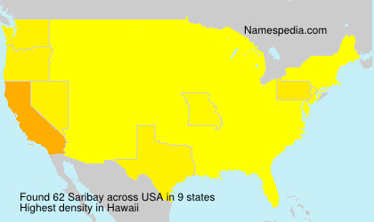 Surname Saribay in USA Surname Saribay in USA