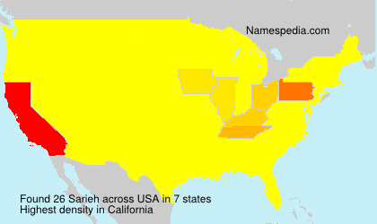 Surname Sarieh in USA Surname Sarieh in USA