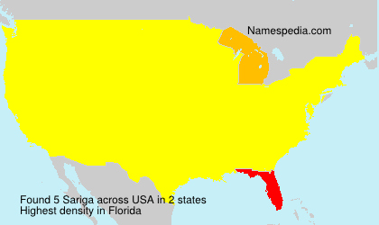 Surname Sariga in USA Surname Sariga in USA