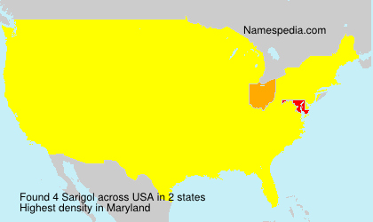 Surname Sarigol in USA Surname Sarigol in USA