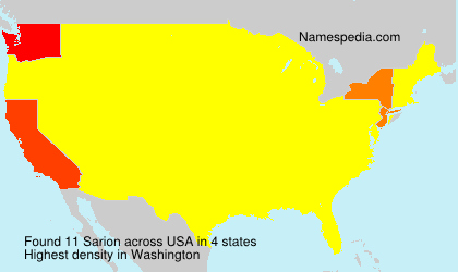 Surname Sarion in USA Surname Sarion in USA