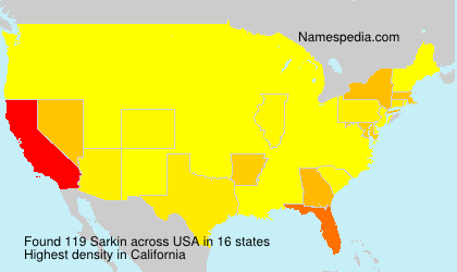 Surname Sarkin in USA Surname Sarkin in USA