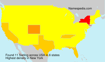 Surname Sarling in USA Surname Sarling in USA