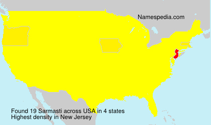 Surname Sarmasti in USA Surname Sarmasti in USA