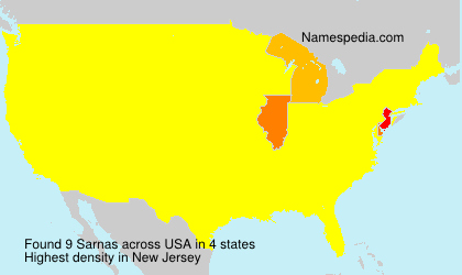 Surname Sarnas in USA Surname Sarnas in USA