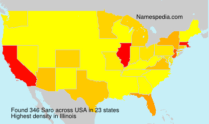 Surname Saro in USA Surname Saro in USA